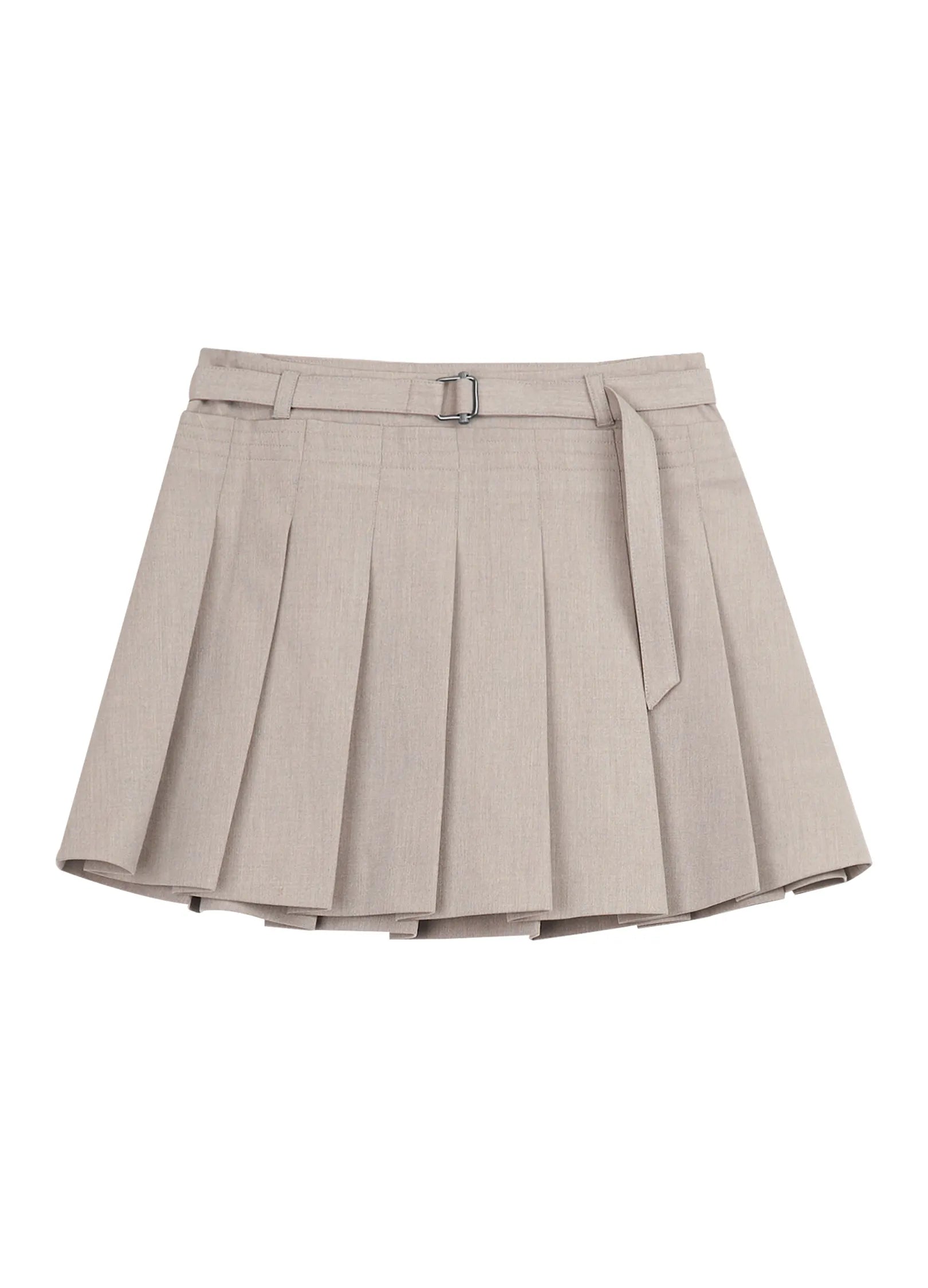 Belted Tennis Skirt