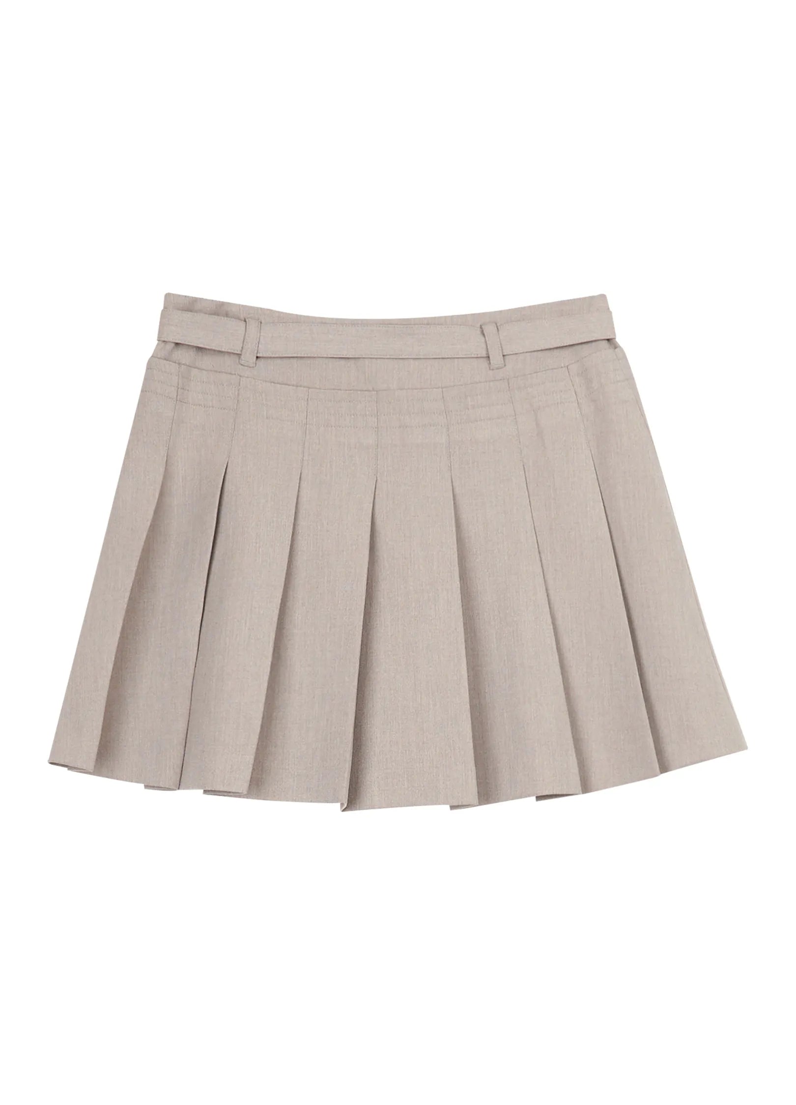 Belted Tennis Skirt