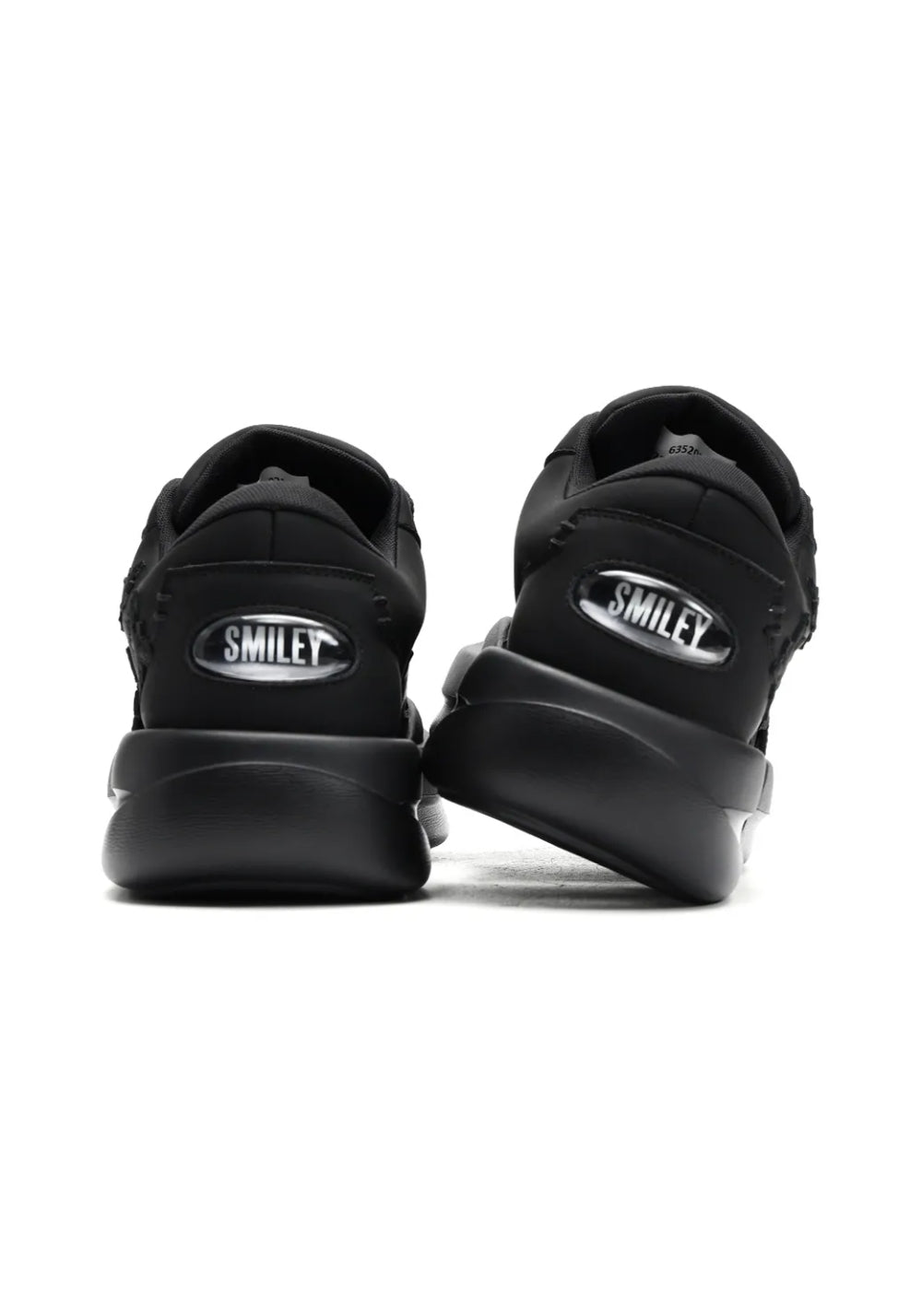 Black Split-Leather Dynamic Skate Sneakers