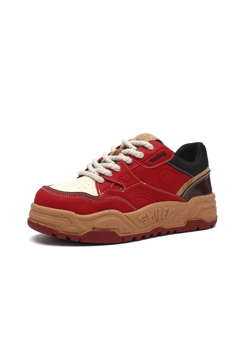 Black Retro Platform Skate Sneakers