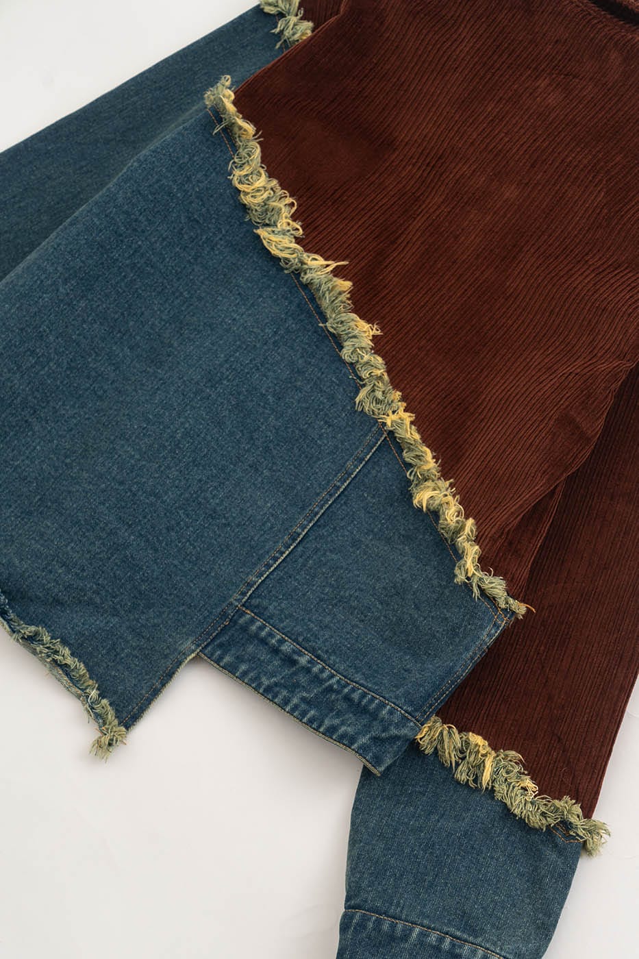 Corduroy Denim Splice Jacket