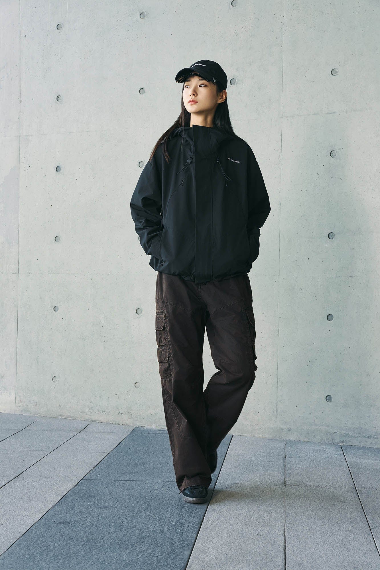 Black Canvas Cargo Pants