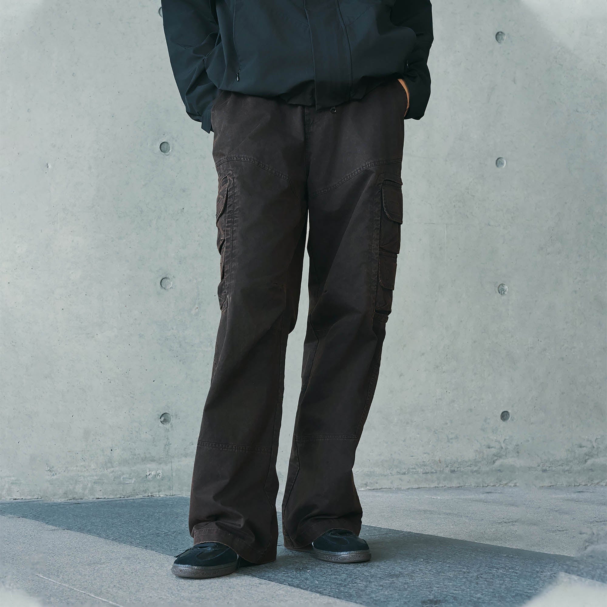 Black Canvas Cargo Pants