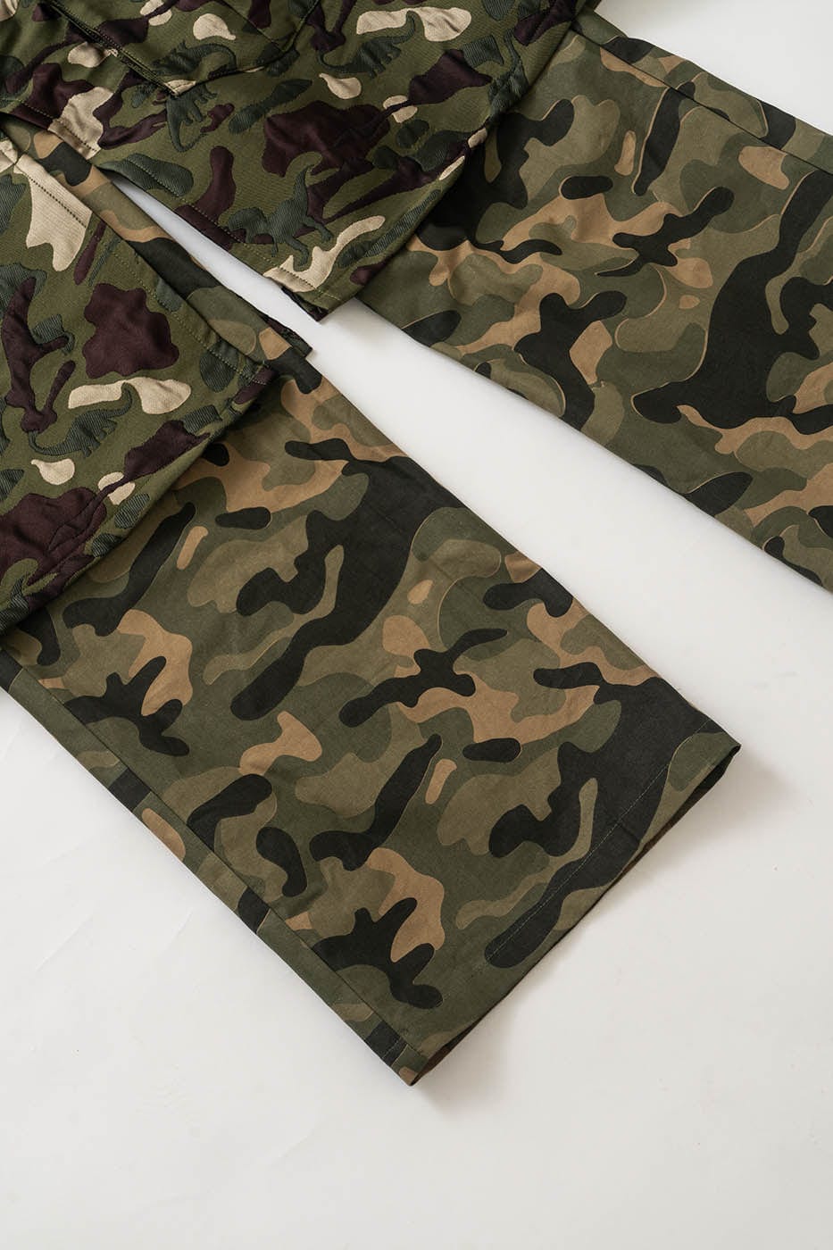 Camo Skirt Overlay Pants