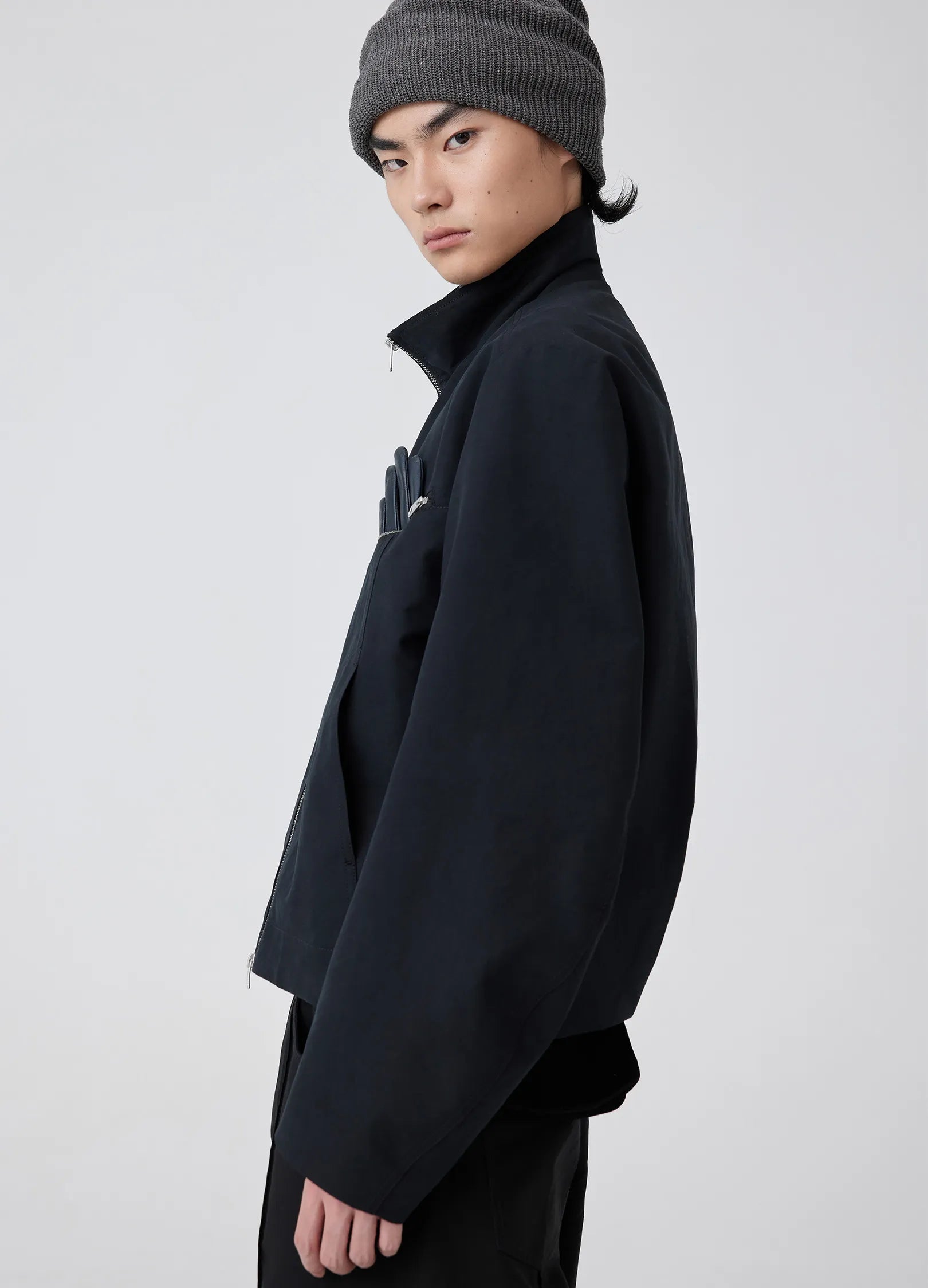 Multi-Zip Placket Jacket