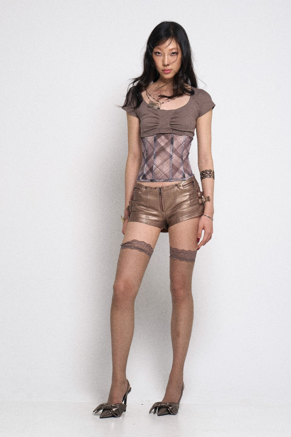 Metallic Hot Shorts
