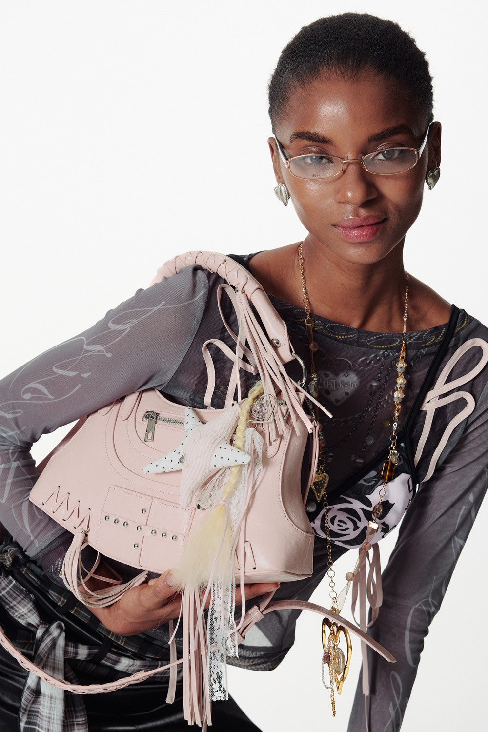 Embroidered Bohemian Fringe Bag