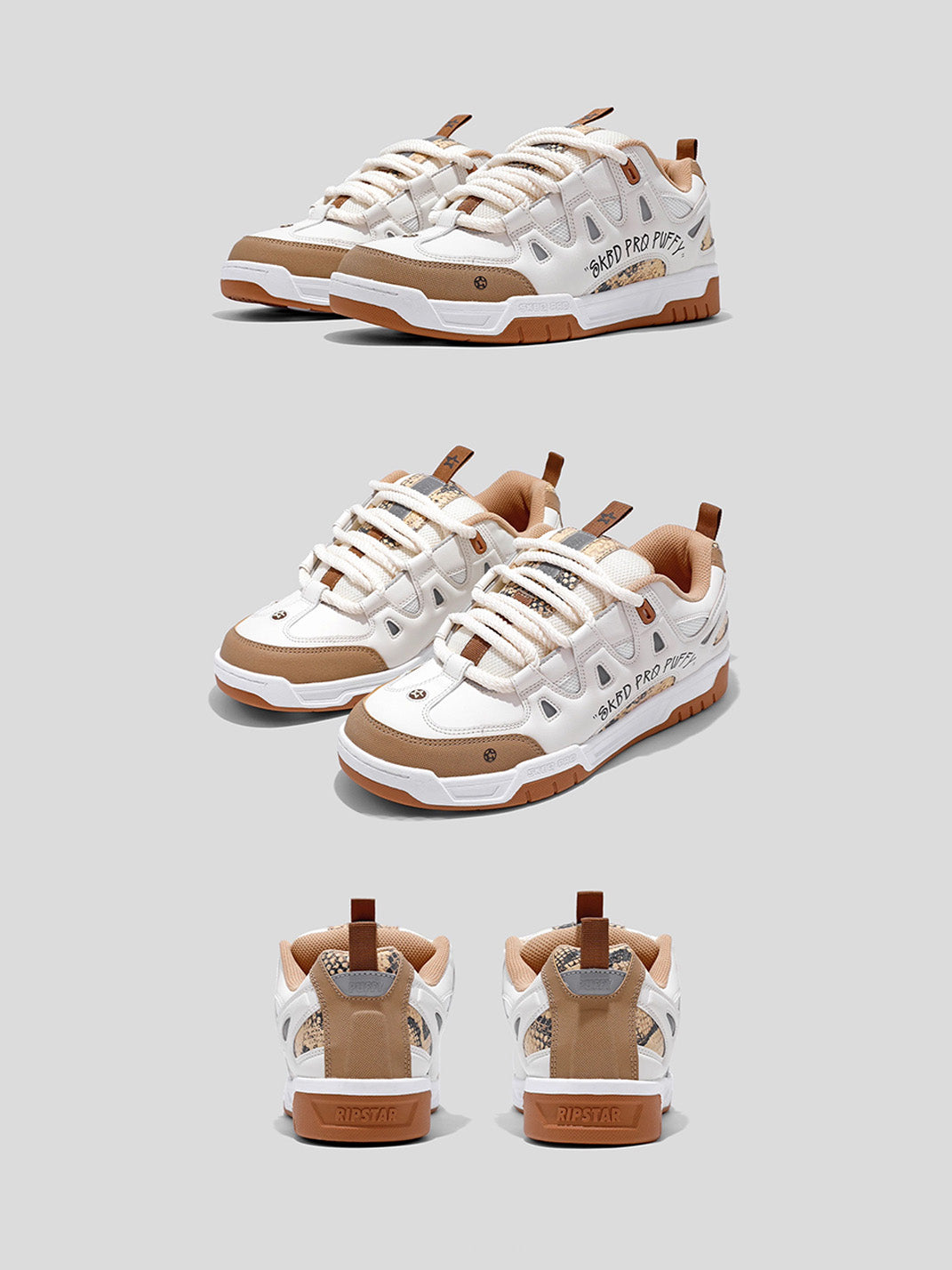 Retro High Top Platform Sneakers