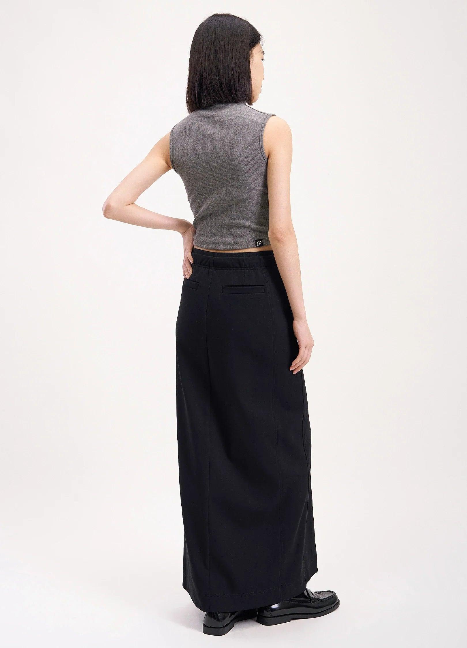 Elegant Ankle-Length Slit Skirt - chiclara