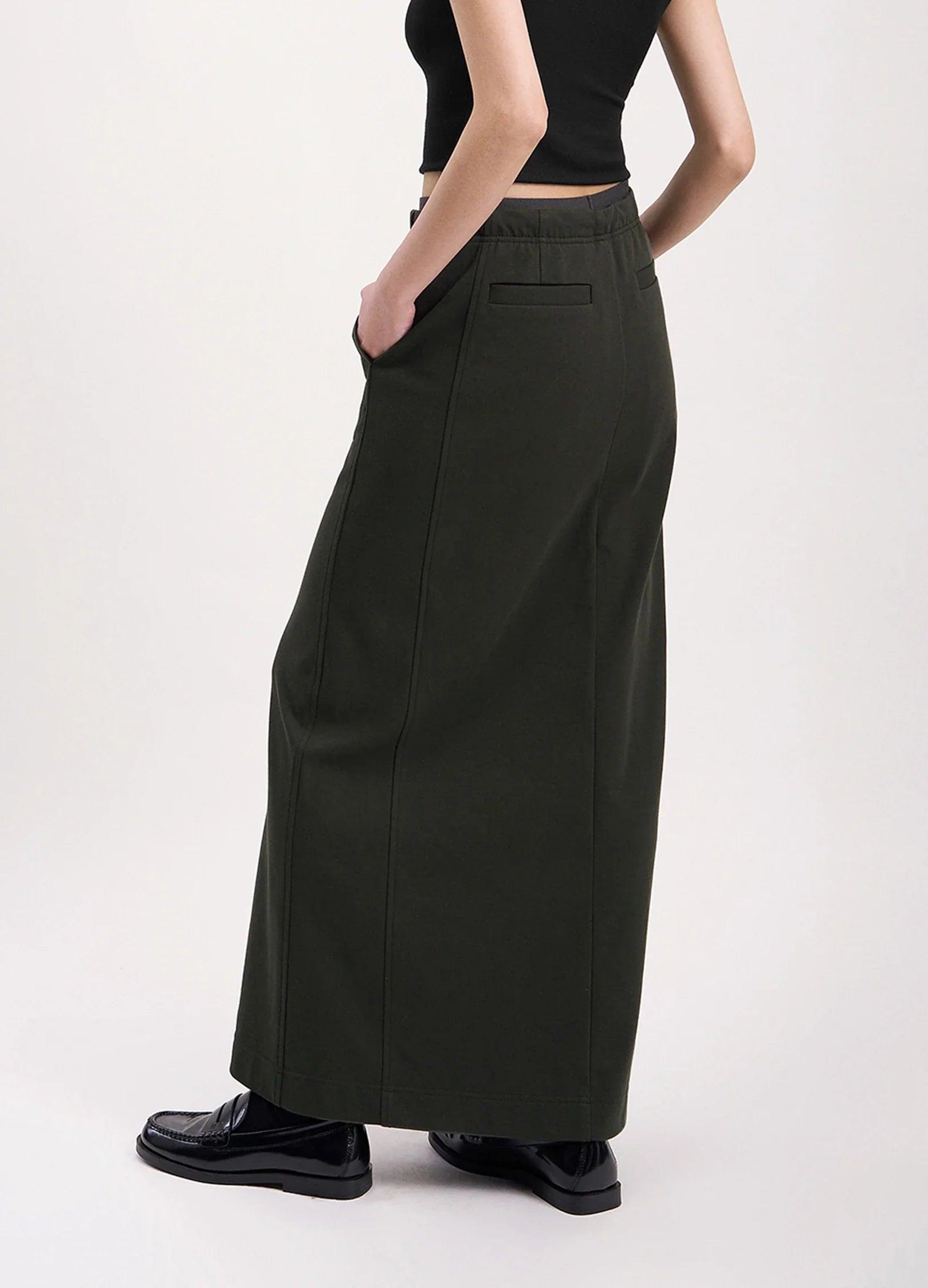 Elegant Ankle-Length Slit Skirt - chiclara
