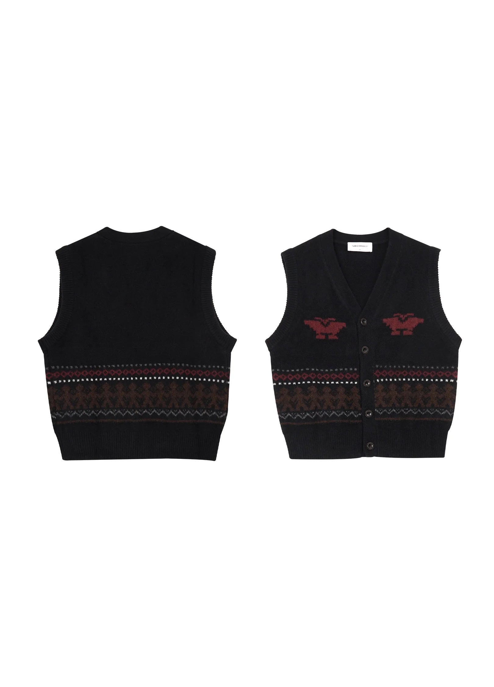 Fair Isle Eagle Vest