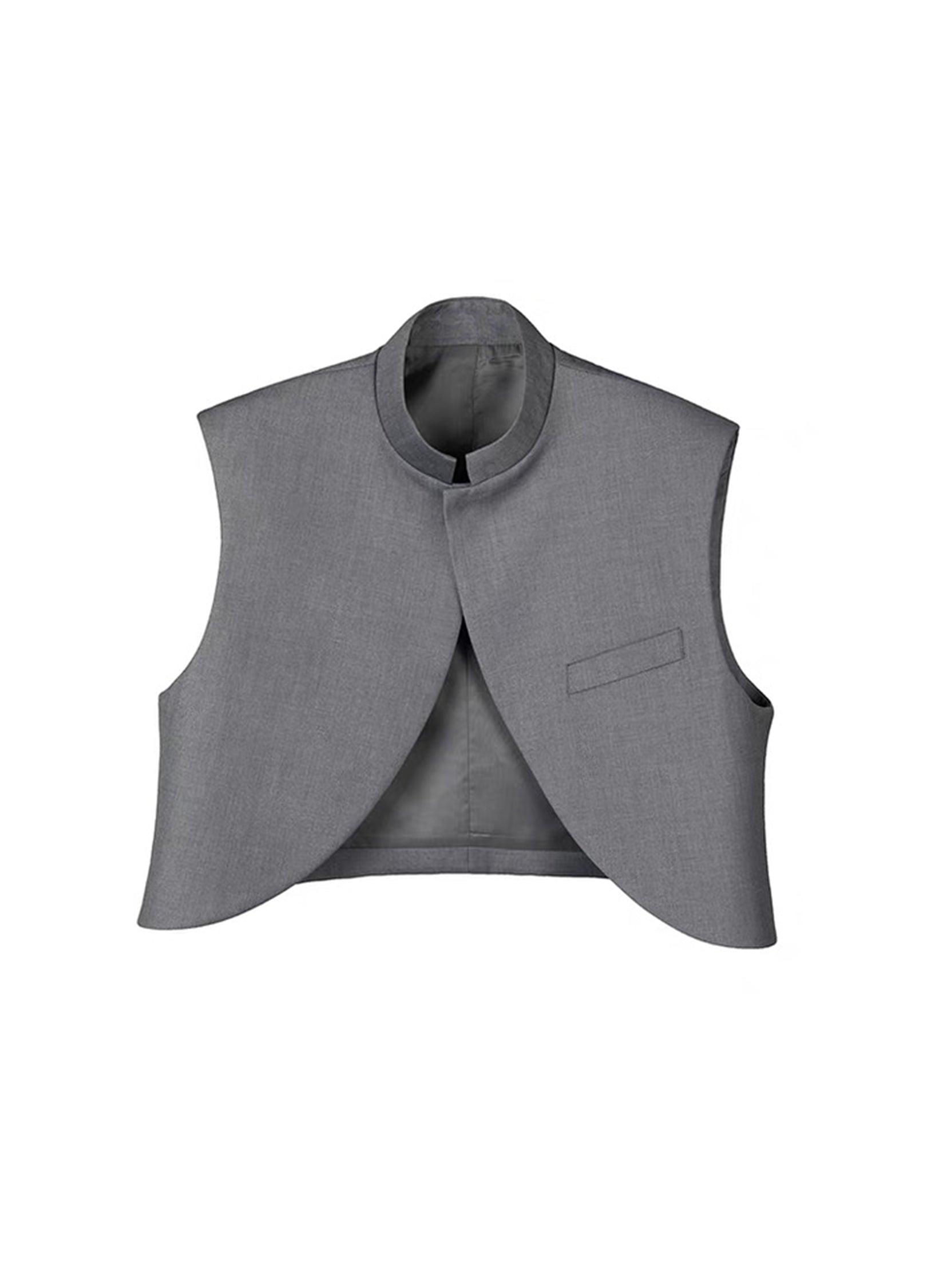 Modern High-Waist Open Vest - chiclara