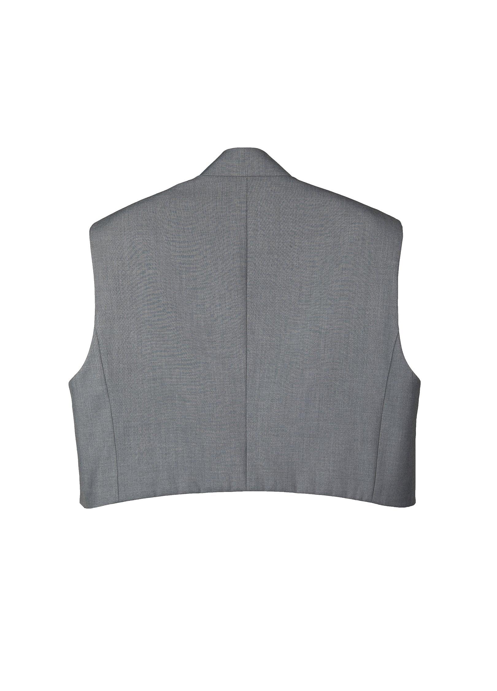 Modern High-Waist Open Vest - chiclara