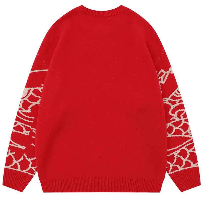 Graphic Cartoon Character Knit Sweater