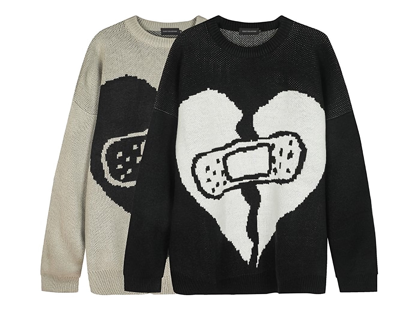 Broken Heart Bandage Sweater