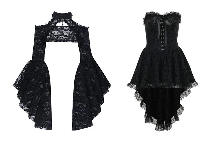 Dark Victorian Lace Dress