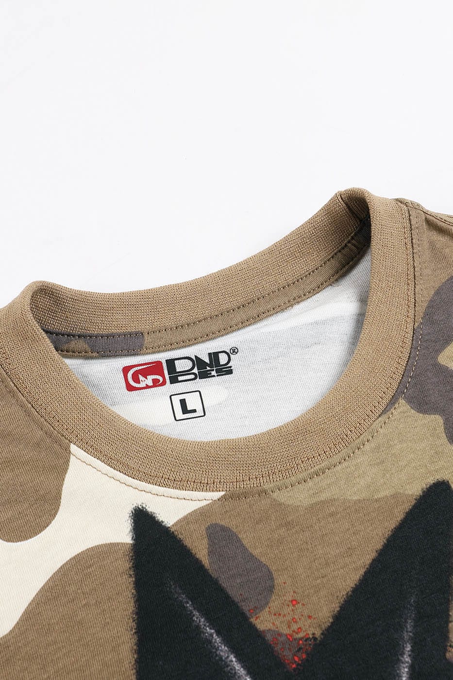 Camo Cartoon Graphic Tee