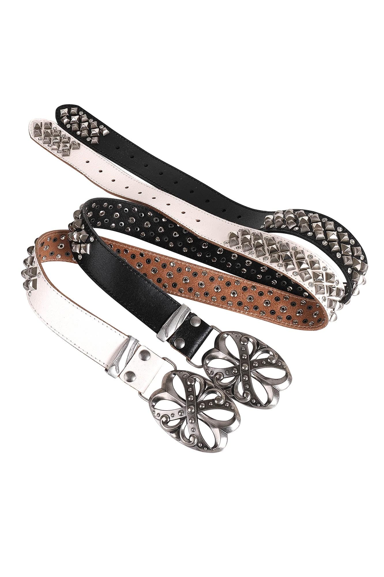 Cross Studded Belt