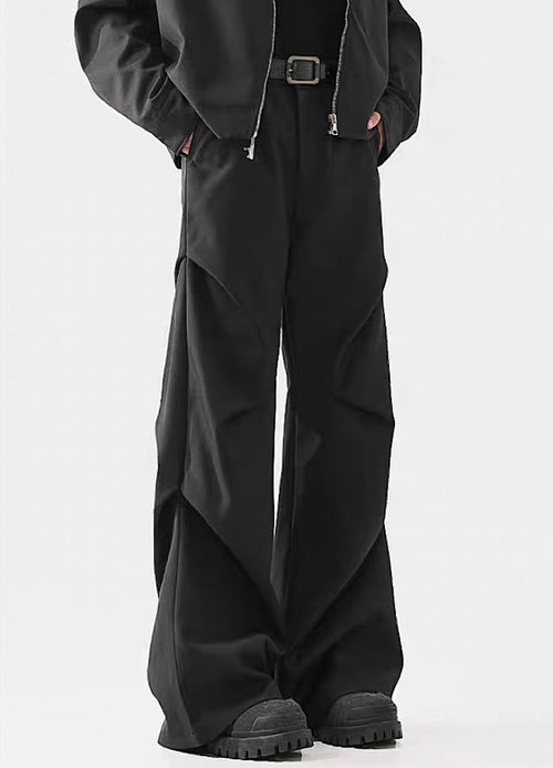 Black Avant Garde Utility Pants By Acradic Chiclara 