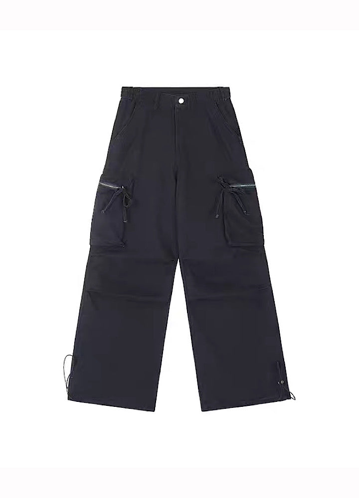 Multi-Pocket Versatile Utility Cargo Pants - chiclara