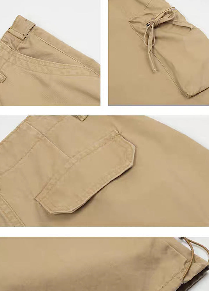 Multi-Pocket Versatile Utility Cargo Pants - chiclara