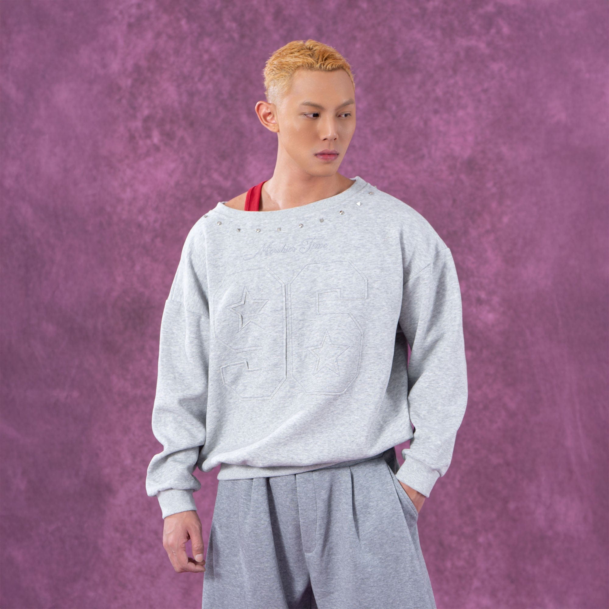 Studded 96 Graphic Sweatshirt