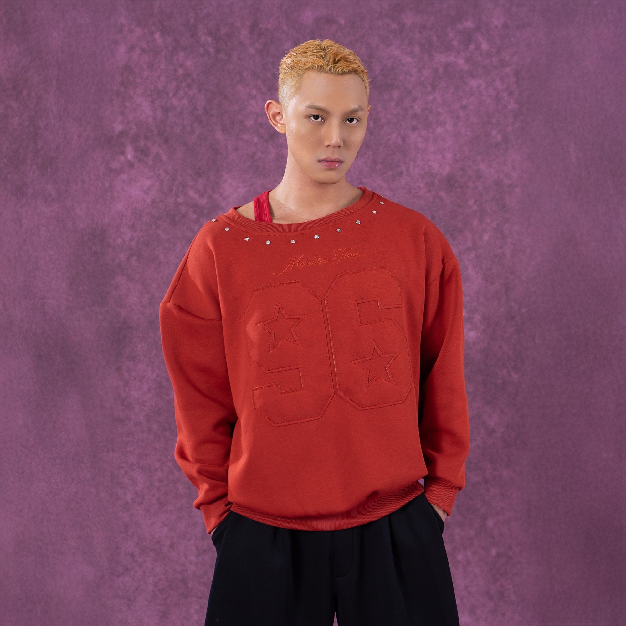 Studded 96 Graphic Sweatshirt