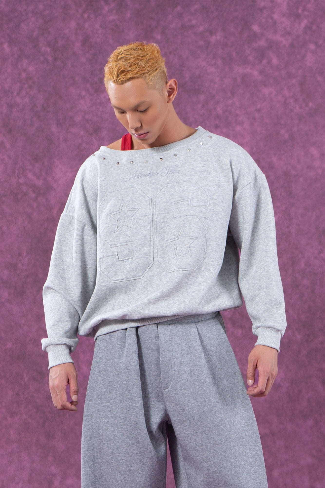 Studded 96 Graphic Sweatshirt