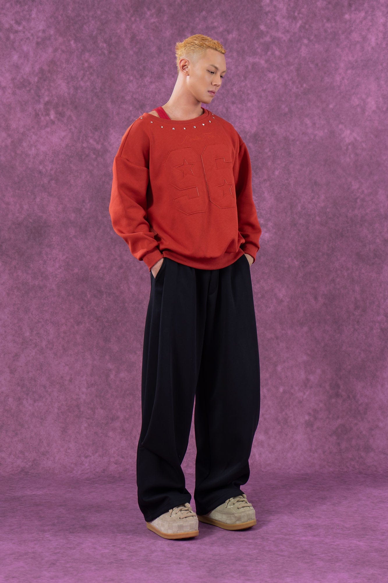 Studded 96 Graphic Sweatshirt