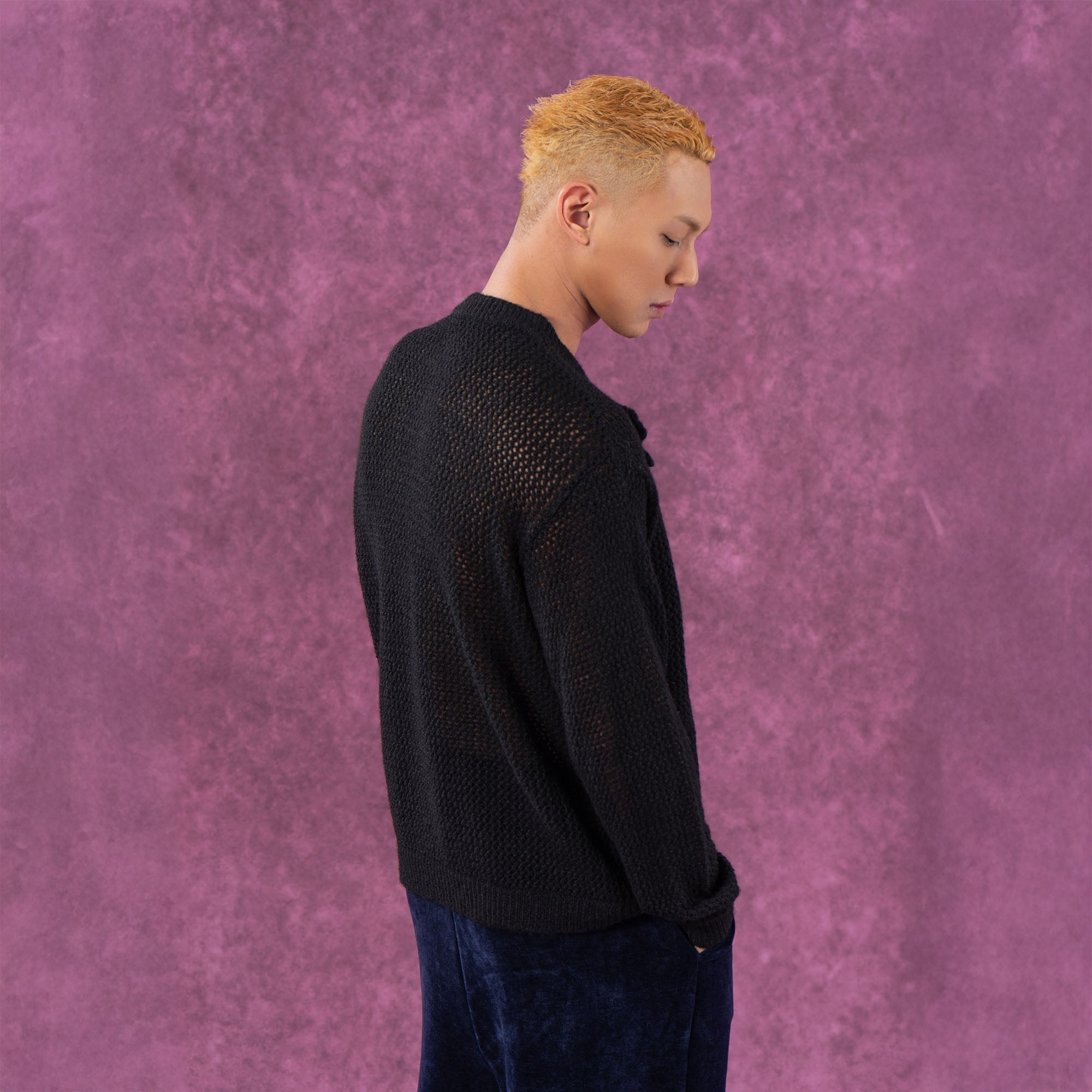 Crochet Floral Knit Sweater