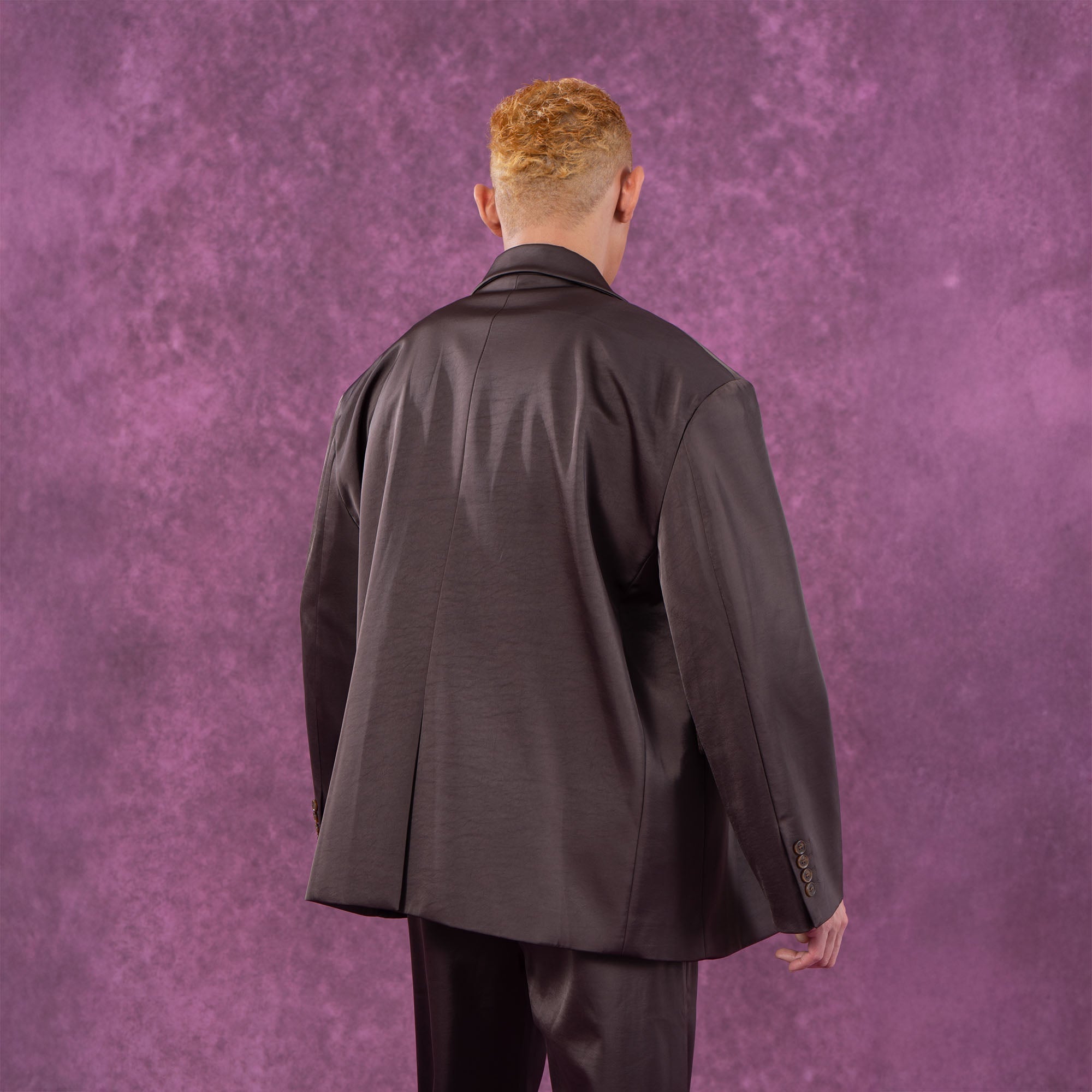 Satin Oversized Blazer