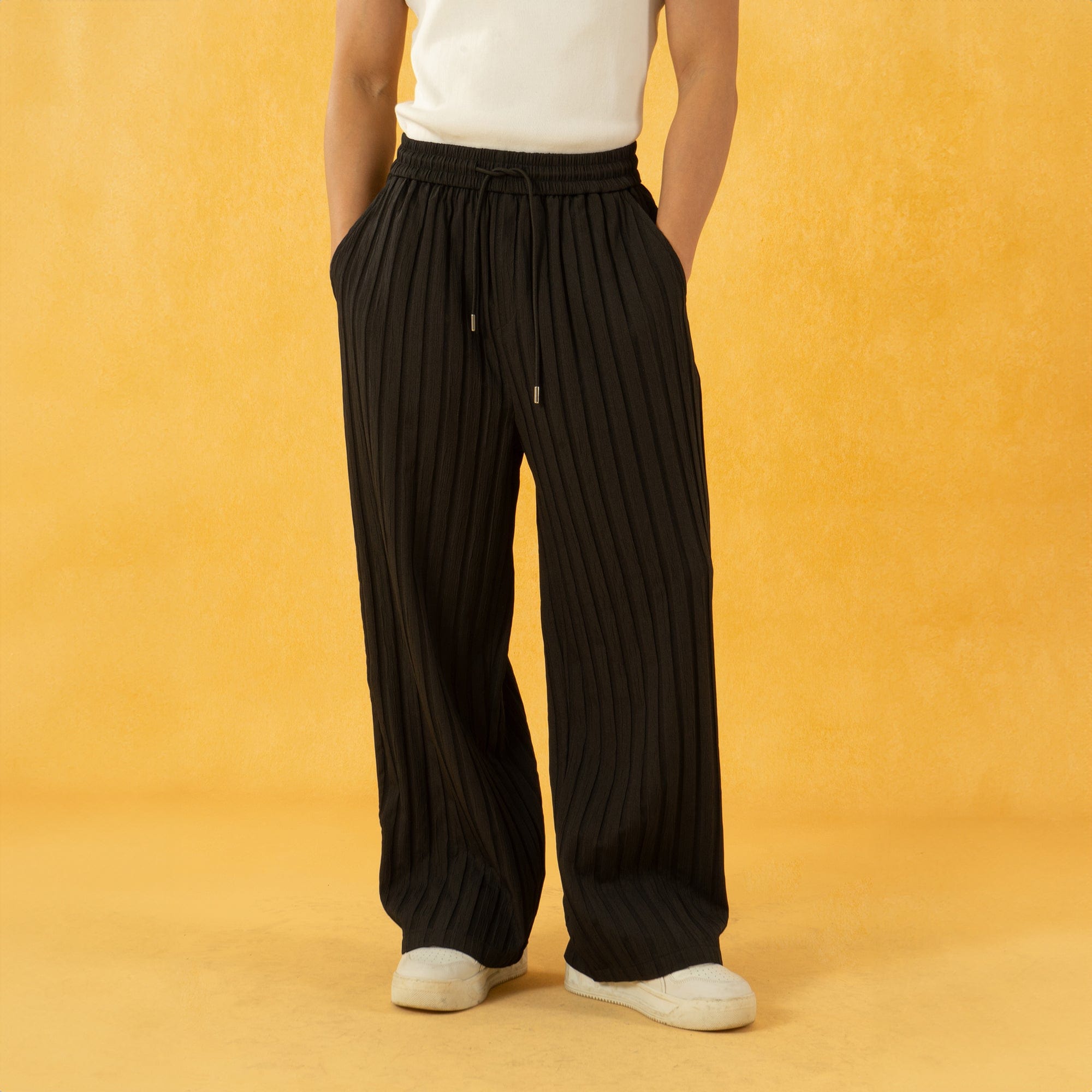 Ribbed Drawstring Lounge Pants