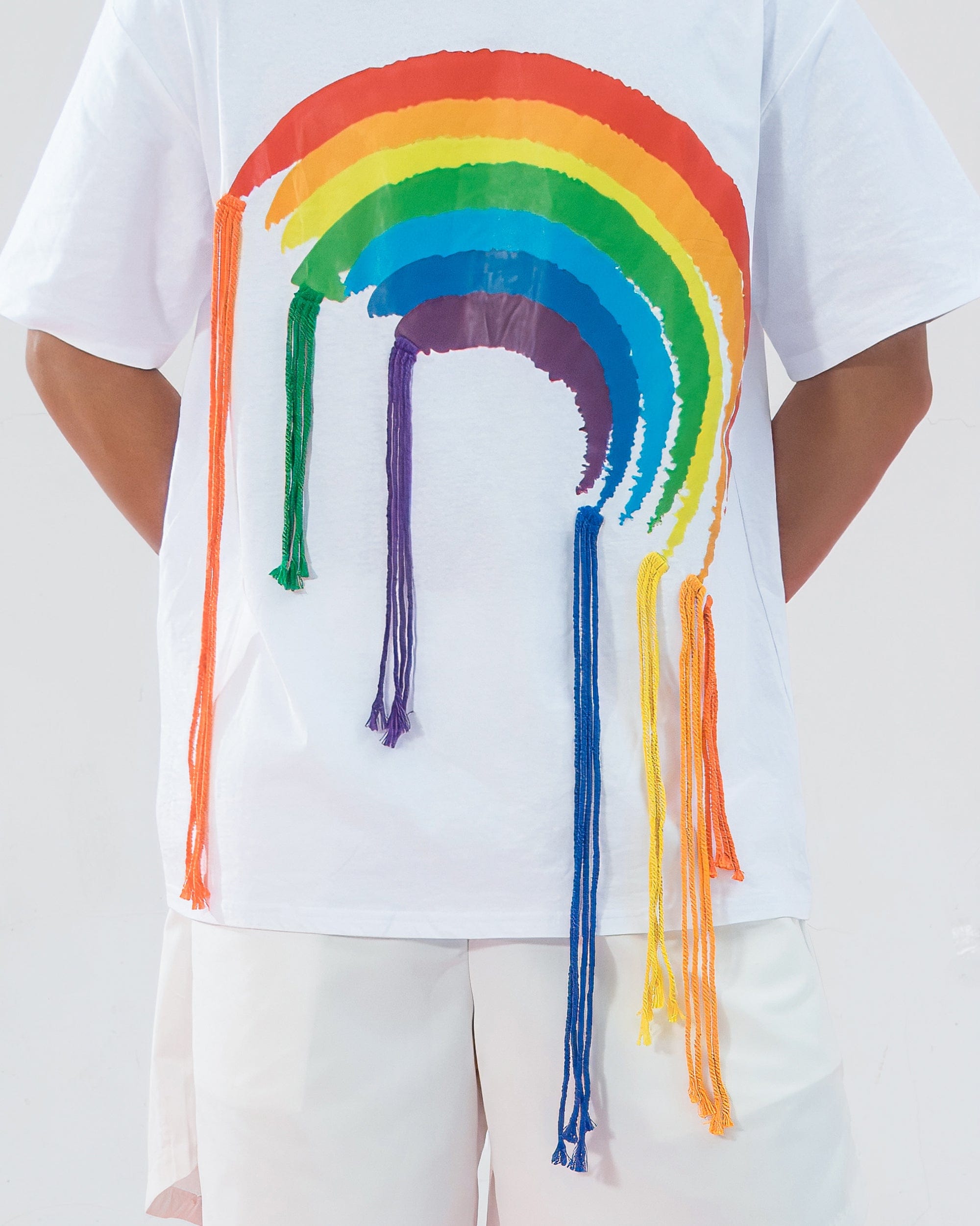 Rainbow Fringe Graphic T-Shirt