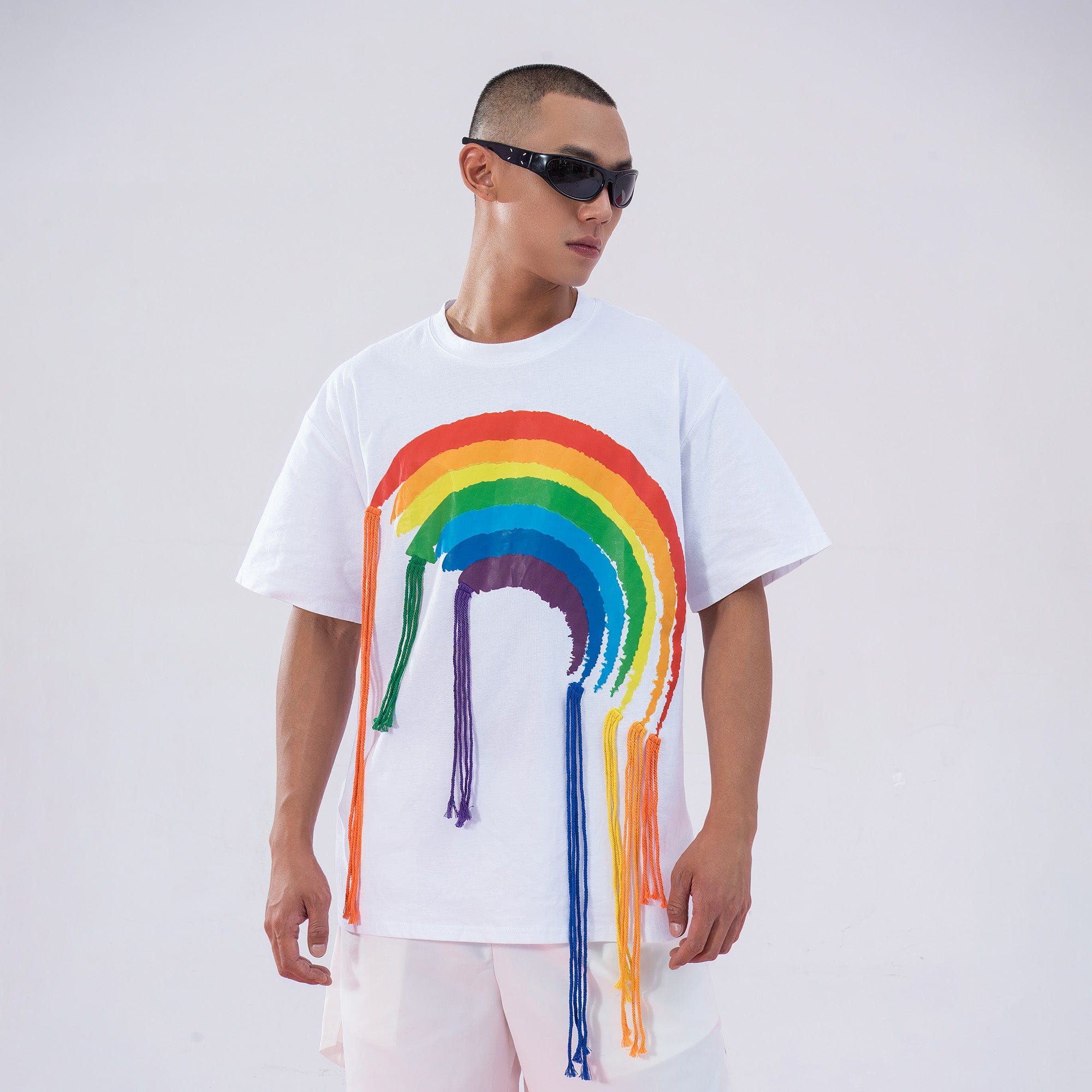 Rainbow Fringe Graphic T-Shirt