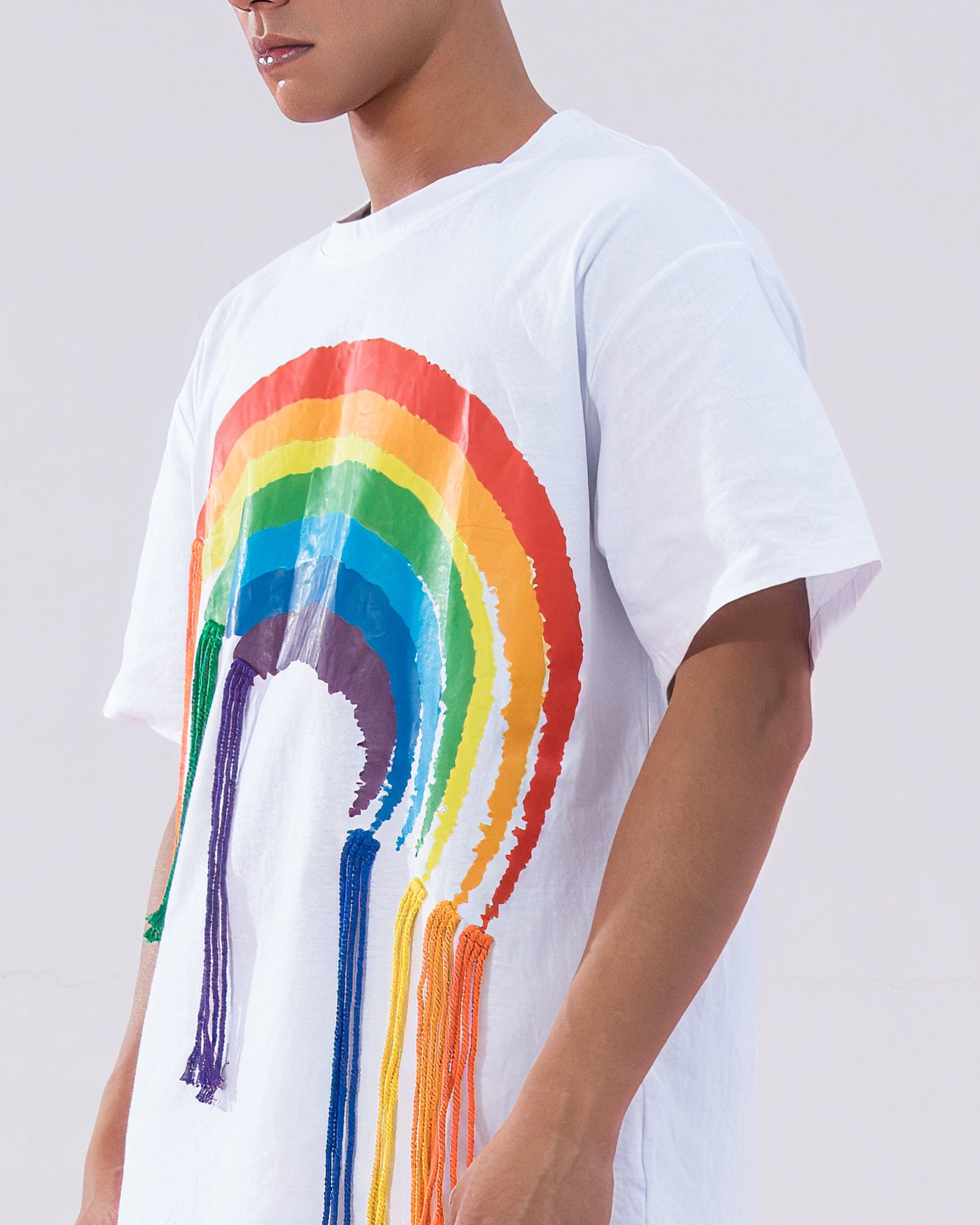 Rainbow Fringe Graphic T-Shirt