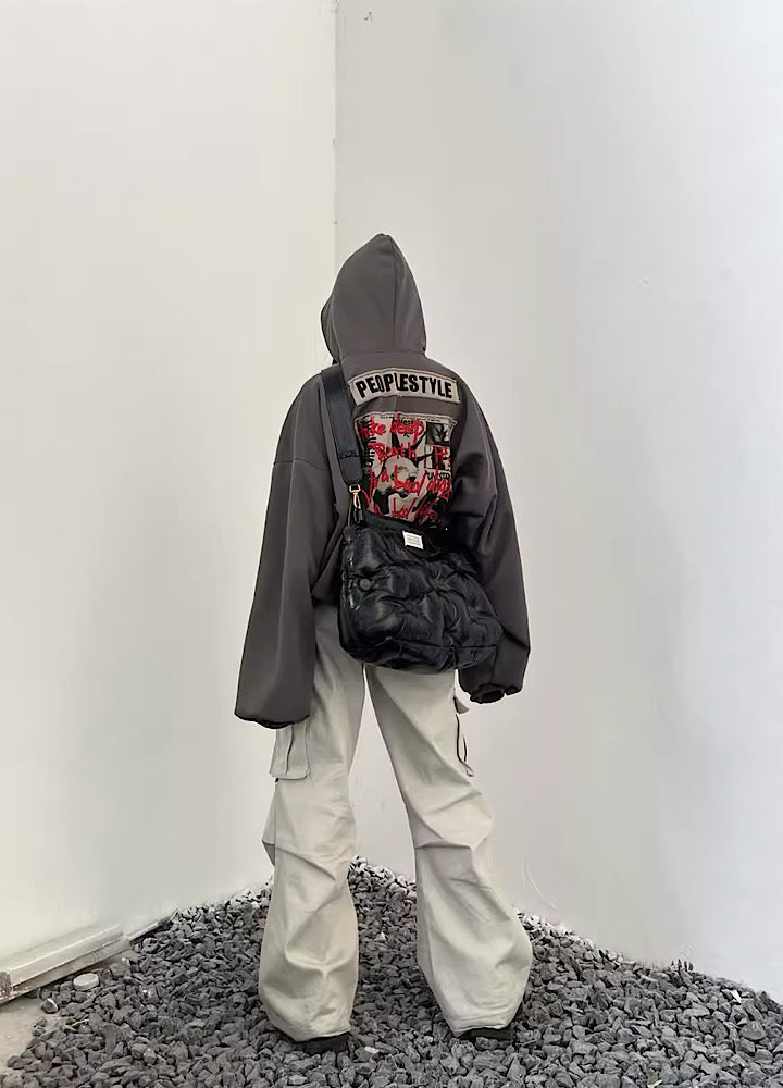 Plumped Oversized Logo Hoodie