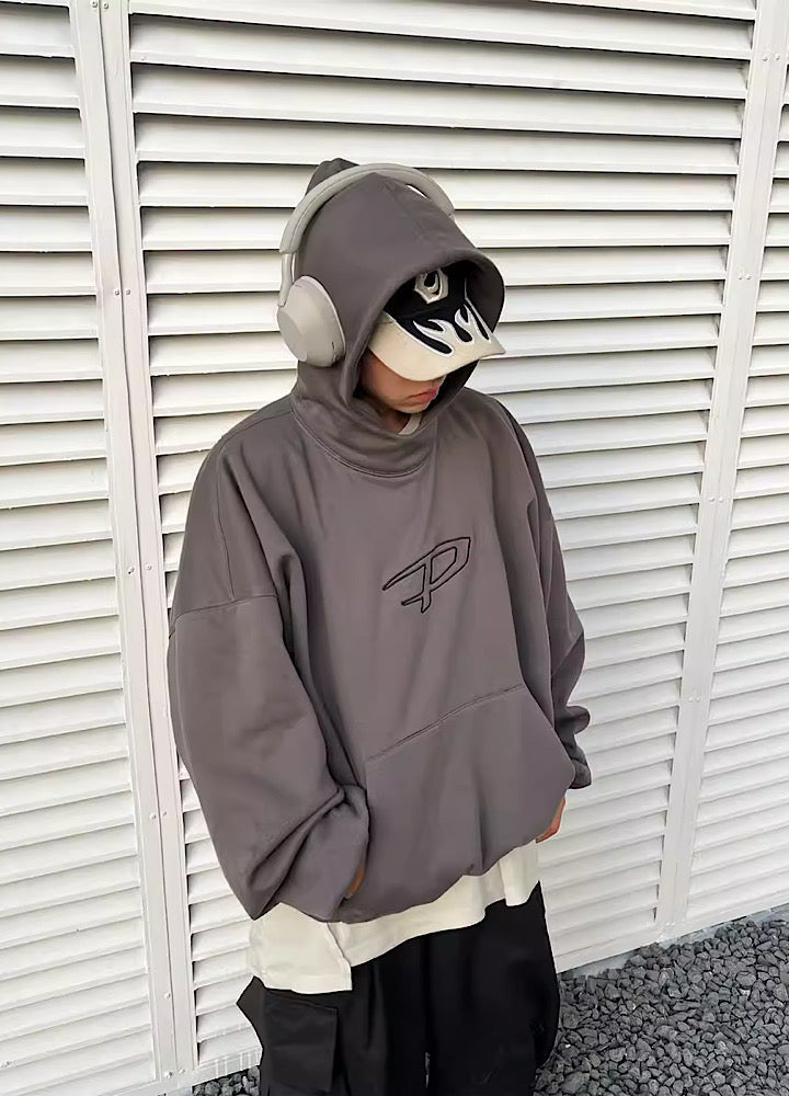 Plumped Oversized Logo Hoodie