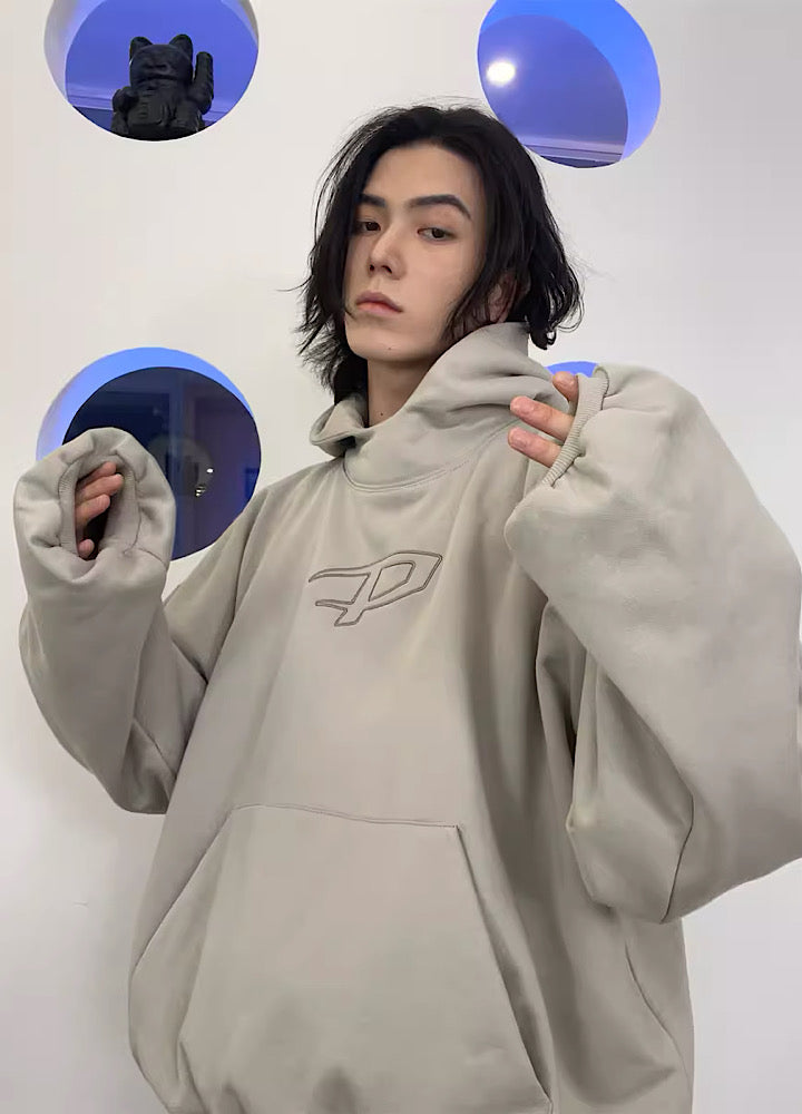 Plumped Oversized Logo Hoodie