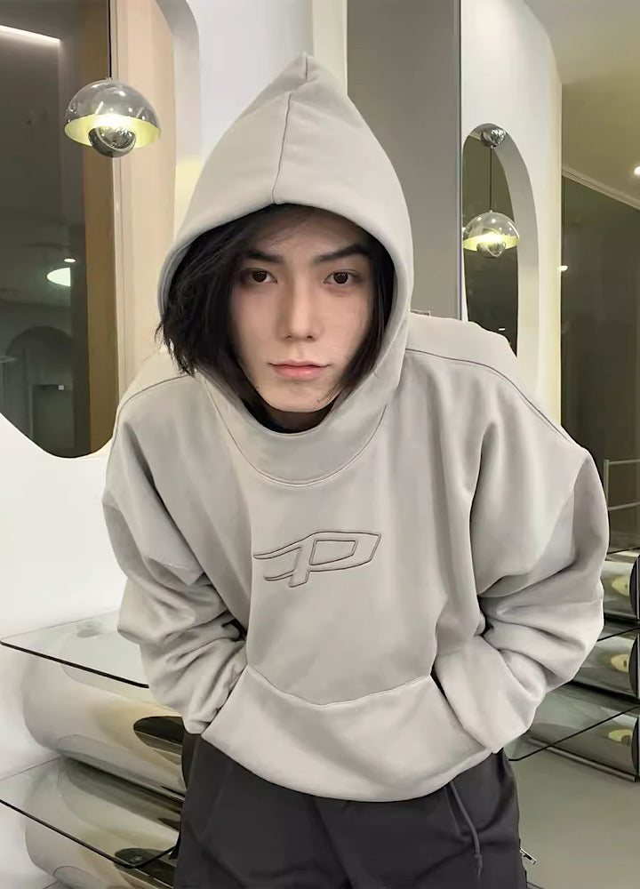 Plumped Oversized Logo Hoodie