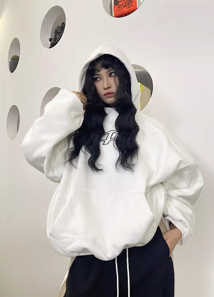 Plumped Oversized Logo Hoodie