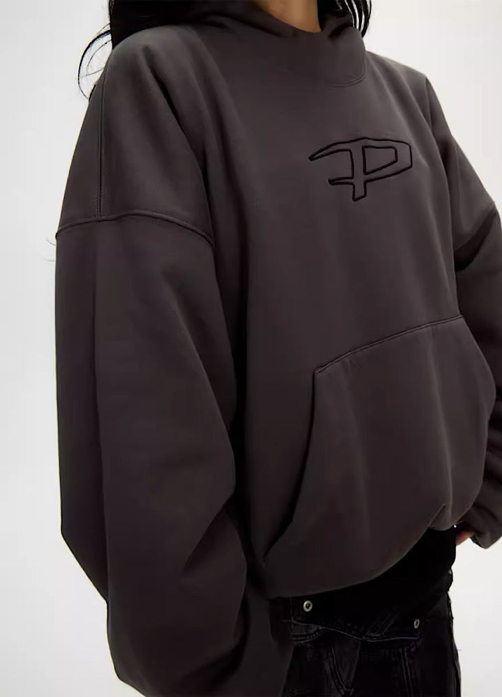 Plumped Oversized Logo Hoodie