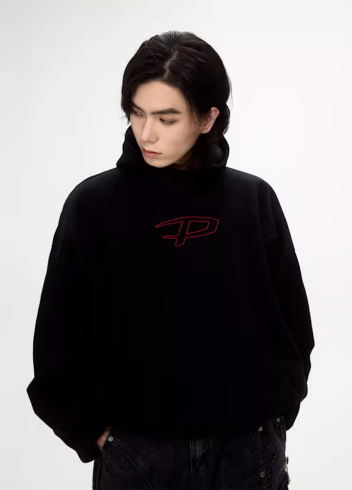 Plumped Oversized Logo Hoodie