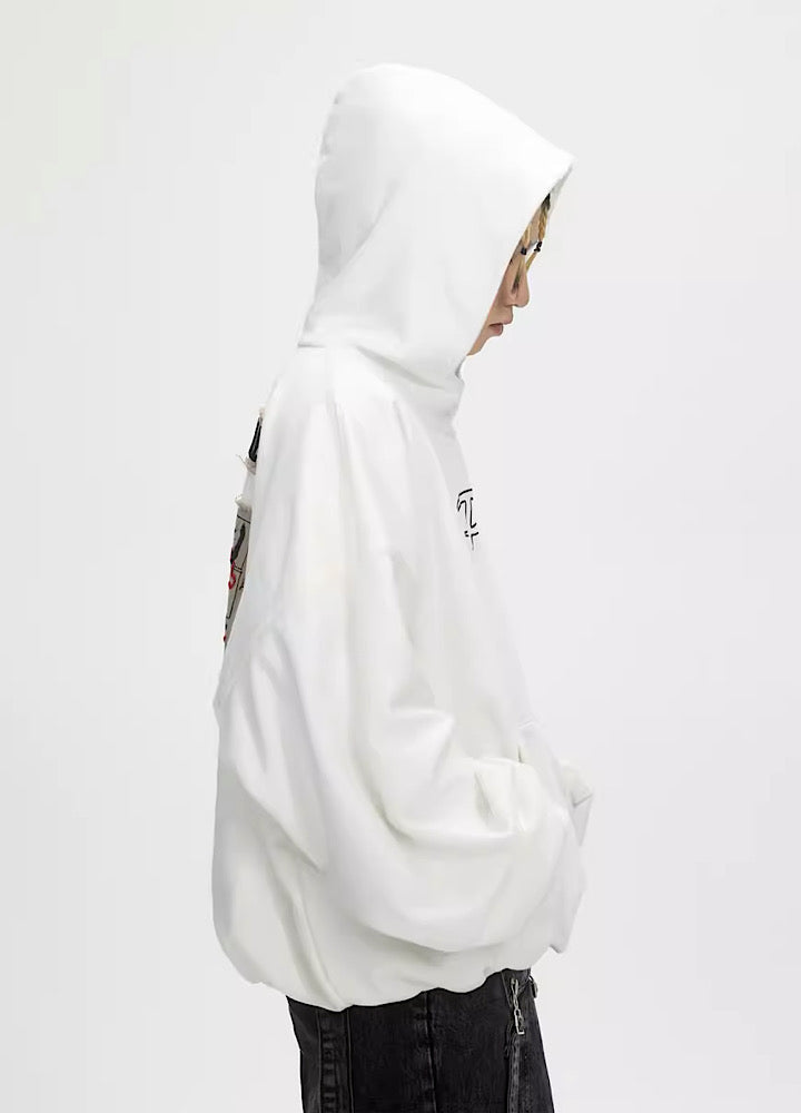 Plumped Oversized Logo Hoodie