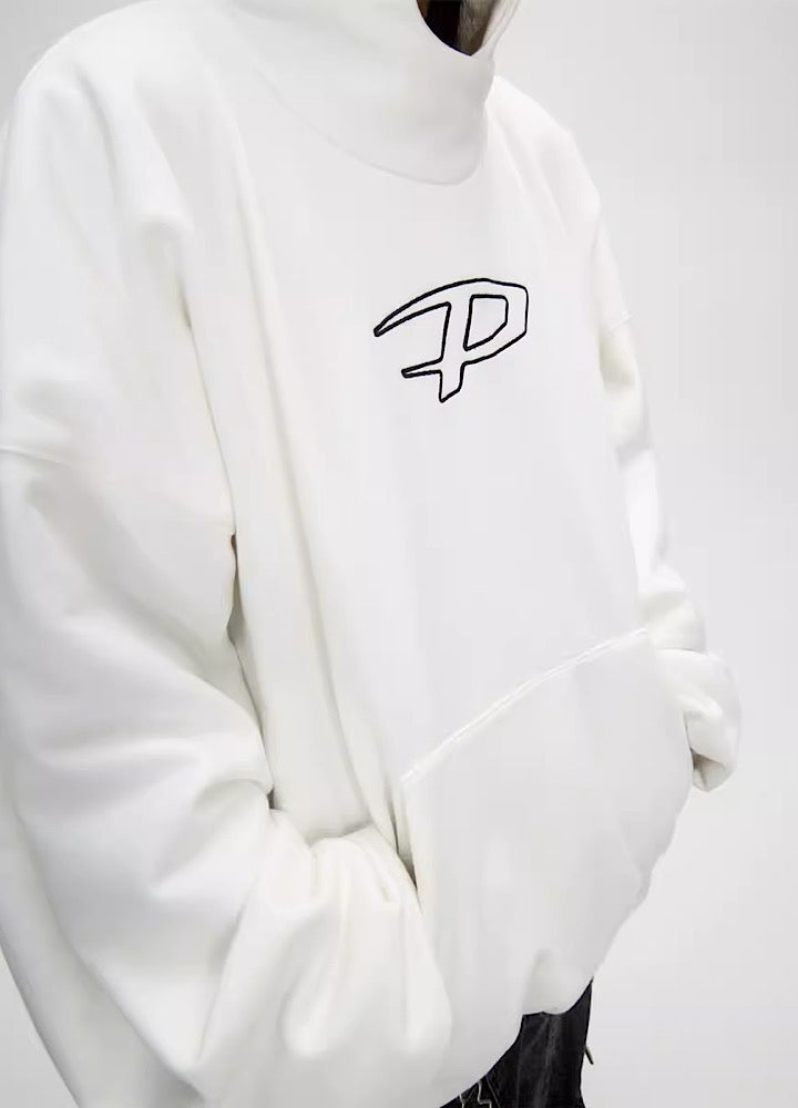 Plumped Oversized Logo Hoodie