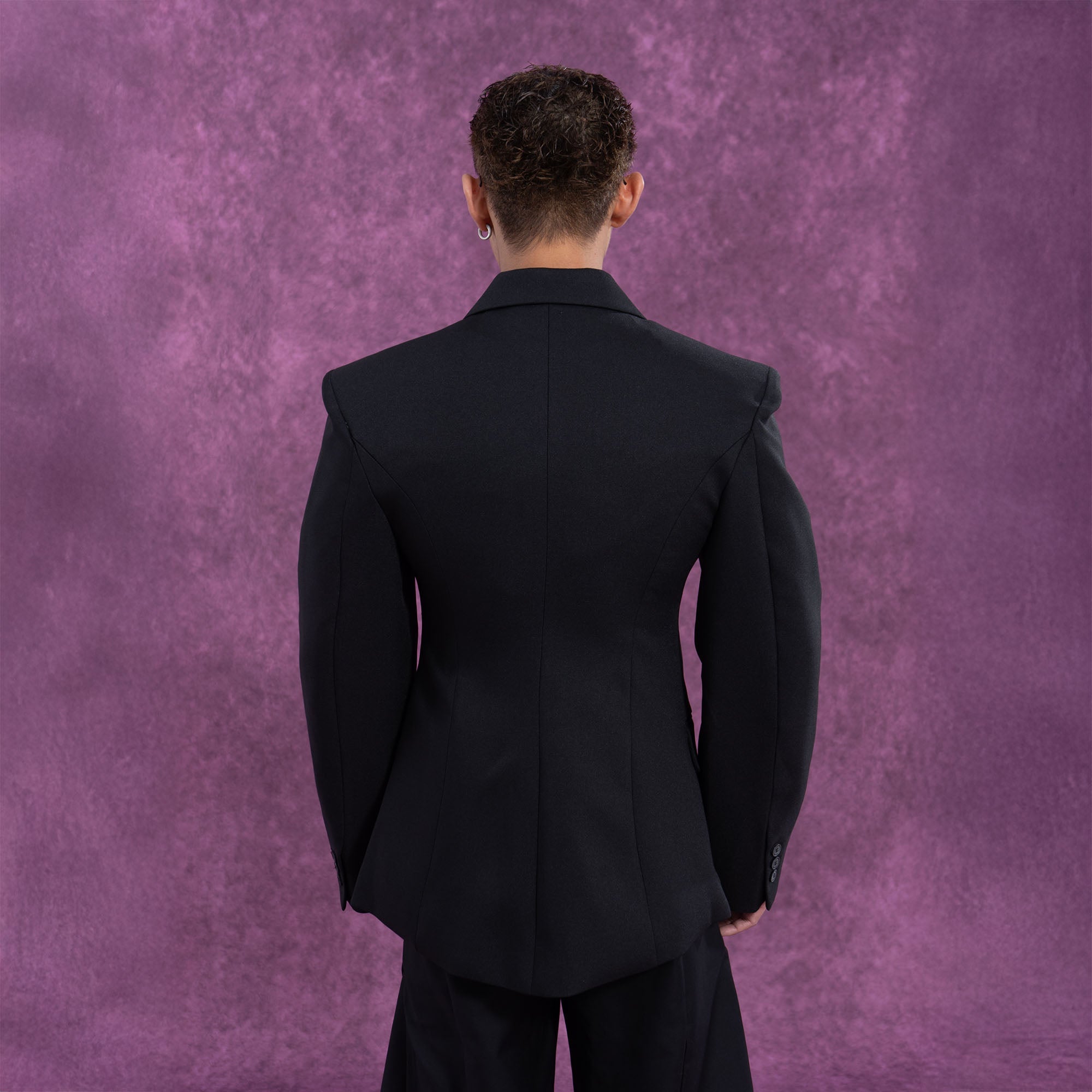 CLP Cinched Waist Sculpted Blazer