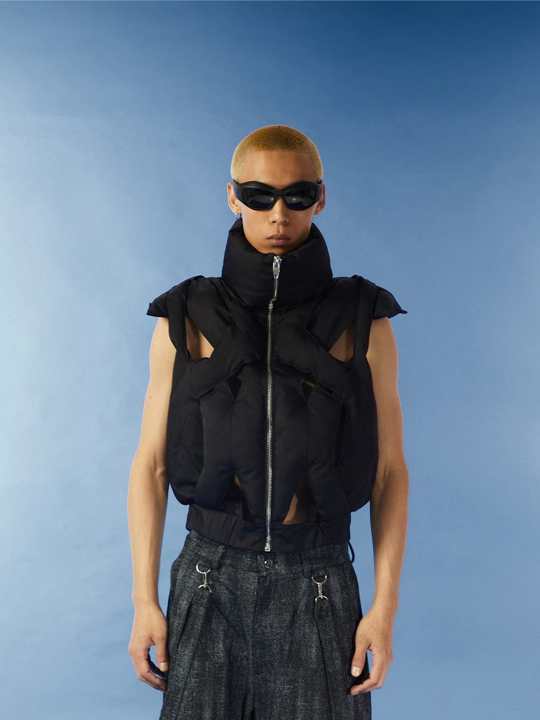 Cutout Puffer Vest