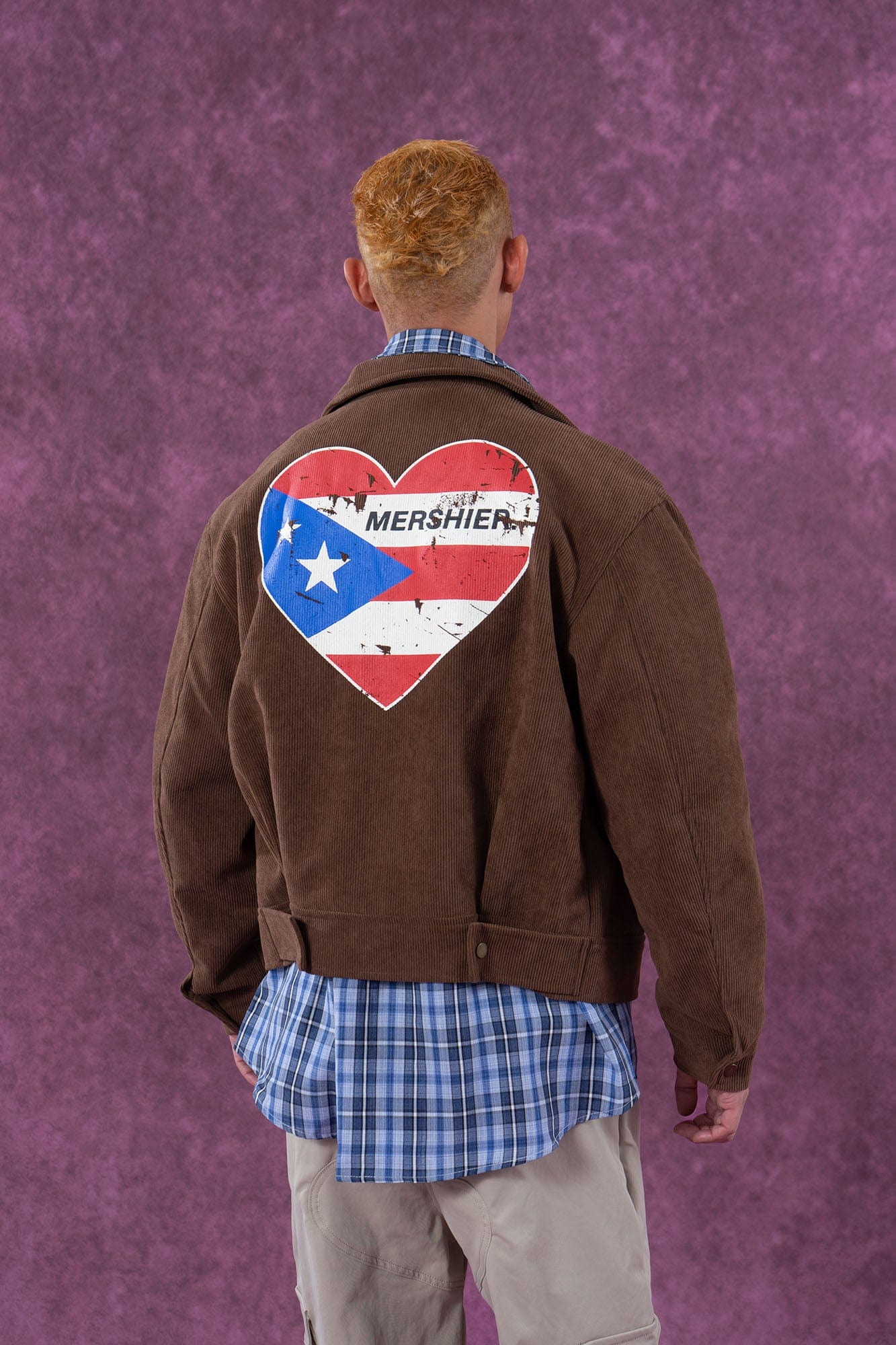 Heart Flag Patch Jacket