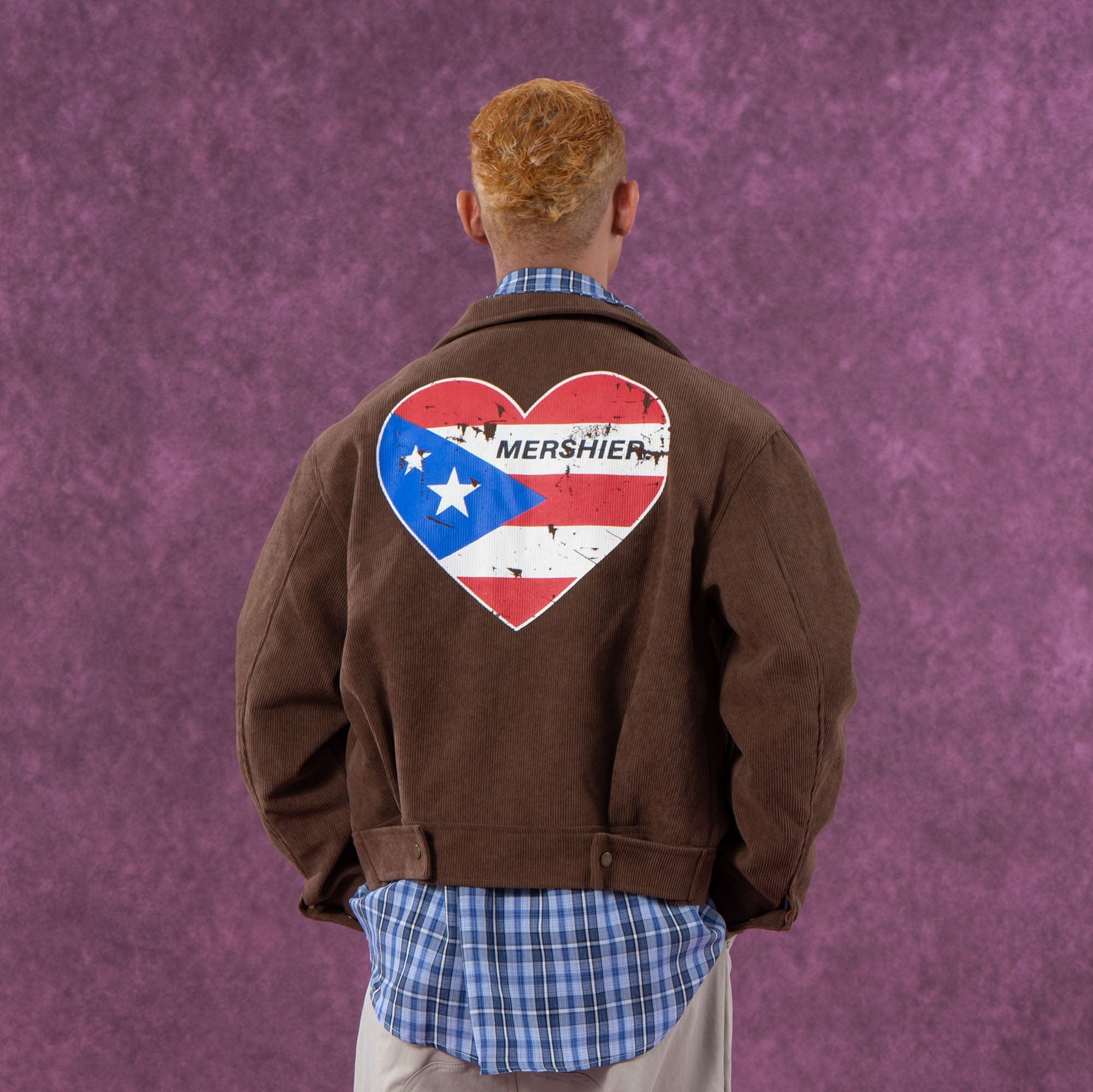 Heart Flag Patch Jacket