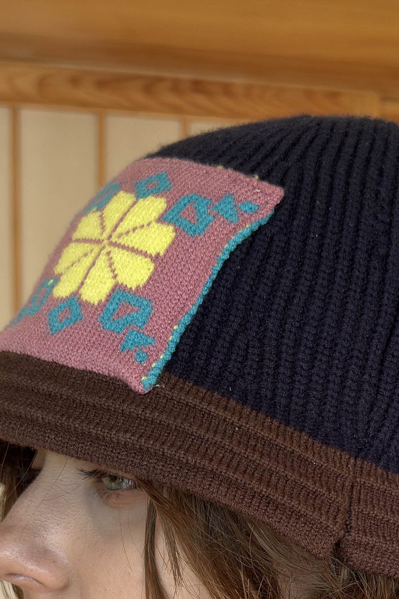 Floral Patch Beanie