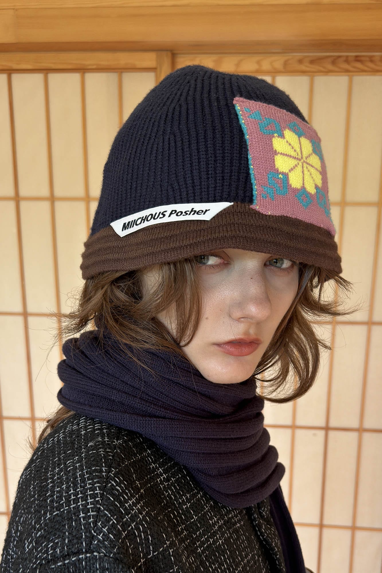 Floral Patch Beanie